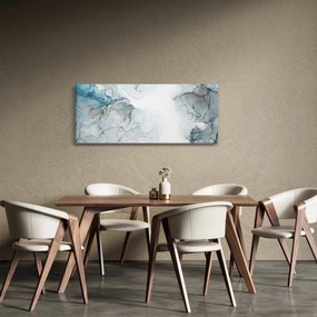 Obraz - Modrý mramor (120x50 cm)