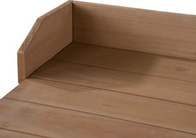 Záhradná skrinka s držiakom na uteráky