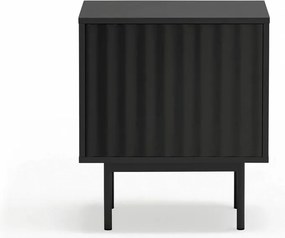 Čierny matný nočný stolík Sierra – Teulat