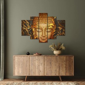 Obraz - Zlatý Budha (150x105 cm)