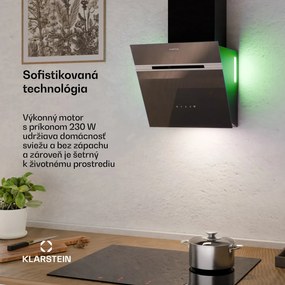 Klarstein Alina digestor, 40 cm, 570 m³/h, Tichý, EEK A