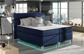 CAVALLI boxspring posteľ 180x200 cm s LED osvetlenie