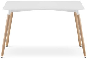 Wellhox Stôl ADRIA 120 cm x 80 cm - biely 9403 20 80 00