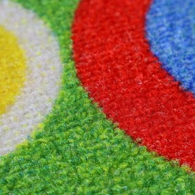 Spoltex, AKCIA: 150x150 cm Detský metrážny koberec Candy 24, šíře, viacfarebná, filc, detská izba