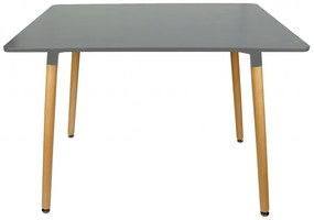 Sivý jedálenský set 1 + 2, stôl BERGEN 100 + stolička YORK OSAKA