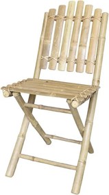Prírodná bambusová stolička Bamboo Lyon - 50*42*92 cm