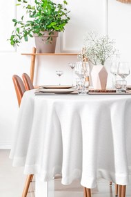 OBRUS ELLEN (FI) 120 CM BIELY