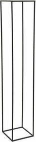 STOJAN NA KVETINÁČ SIMPLE 130X24X24 CM ČIERNA