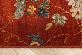 Koberec Superior Latica ornament rubín