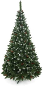 TRENDIE Vianočný stromček Borovica diamantová s jarabinou 180 cm