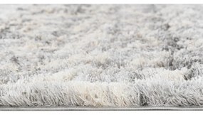 Kusový koberec shaggy Apache svetlo sivý 80x150cm