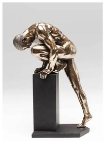 Nude Man Stand dekorácia bronzová 35 cm