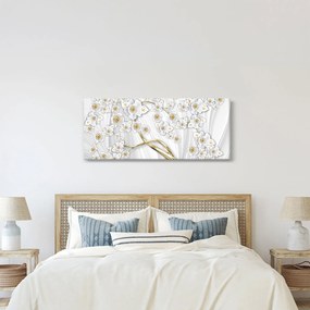 Obraz - Strom so zlatým dekorom (120x50 cm)