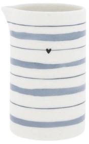 Bastion Collections Keramický džbán Watercolour Blue Stripes 250 ml