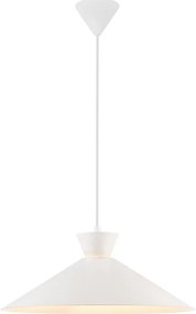 Nordlux - Luster na lanku DIAL 1xE27/40W/230V pr. 45 cm biela