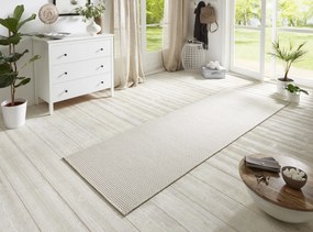 BT Carpet - Hanse Home koberce Behúň Nature 104270 Ivory – na von aj na doma - 80x150 cm