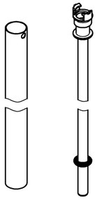 GROHE 48515000 - Tyč pre sprchový systém, lesklý chróm