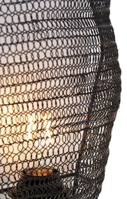 Orientálna nástenná lampa čierna 35 cm - Nidum