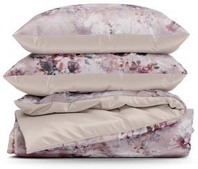 MAKOSATÉNOVÉ OBLIEČKY REINA51 200X220 CM, 2 KS 70X80 CM KVETY