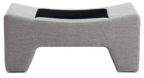 Svetlosivý taburet Dasha – Light &amp; Living