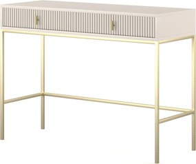Toaletní stolek Maggiore 104 cm kašmírový/zlatý