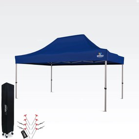 BRIMO Záhradný Párty Stan 3x4,5 m: Váš Kútik pre Relax a Oslavy - bez stien - Modrá 36