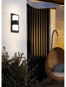 Eglo 98086 - Vonkajšie nástenné svietidlo CISTIERNA 2xE27/10W/230V antracit IP44