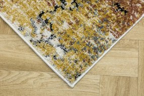 Koberec Bosa 8621A krémový / medený / modrý