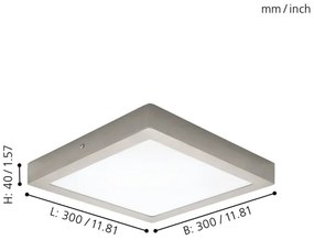 Eglo 94528 - LED stropné svietidlo FUEVA 1 LED/22W/230V