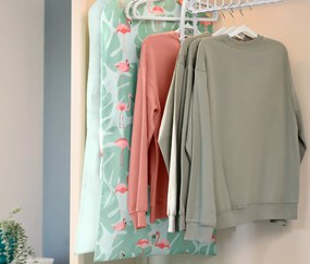 Extra úzke vešiaky na šaty, 8 ks