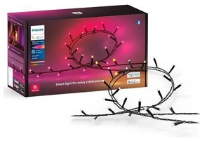 Philips-LED RGBW Stmievateľná vonkajšia reťaz HUE WACA 250xLED 24,4 m IP54