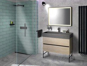 Sapho Sapho, Doska DTDL 960x18x440mm, dub strieborný, DT096-1111