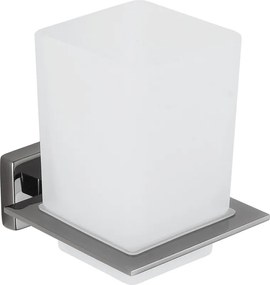 Mexen Arno, pohár na zubné kefky, čierny chróm, 7020738-73