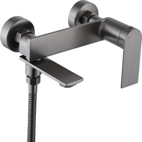 Rea Storm, vaňová batéria s ručnou bodovou sprchovou sadou, grafitová, REA-B4585