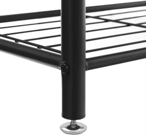 Stojanový vešiak NAVOR hnedý/čierny