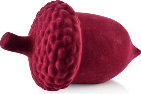 Keramická figúrka žaluďa MAVE 29x18 cm bordó