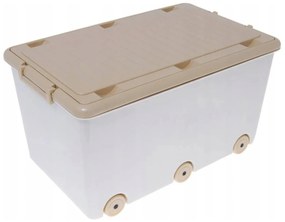 Plastový box na hračky Tega Baby Farba: béžová