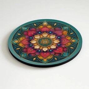 DUBLEZ | Drevený obraz mandaly - Výnimočná