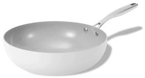 Elmich Nepriľnavá keramická Wok panvica Vital Ø 26 cm - krémovo biela