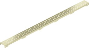 Mexen Flat M15 krytka žľabu 90 cm, zlatá matná, 1A24090