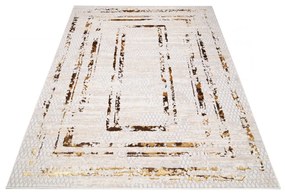Kusový koberec Corona zlatokrémový 80x150cm