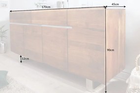 Komoda Mammut 170cm akáciový med