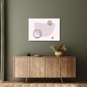 Sklenený obraz - Fialový minimalizmus N⁰2 (70x50 cm)