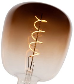 Sada 5 stmievateľných LED žiaroviek E27 G140 hnedá 4,9W 110 lm 1800K