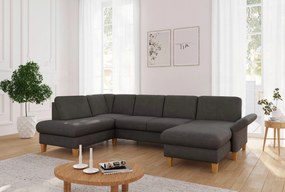 XXXLutz SEDACIA SÚPRAVA, textil, grafitová Sit & More - Sedačky - 00014401611B