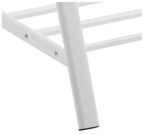 Biely kovový stojan na oblečenie Brent - Actona