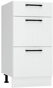 Skrinka do kuchyne Kate d40s/3 biely hrášok