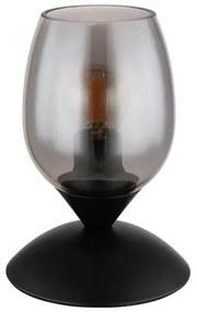 Globo 24007S - Stolná dotyková lampa KUWAITA 1xE14/25W/230V čierna