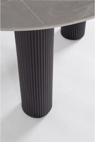 Okrúhly jedálenský stôl s doskou v dekore mramoru ø 120 cm Bamira – Yes Everyday