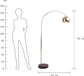 ARC Stojacia lampa 166 cm